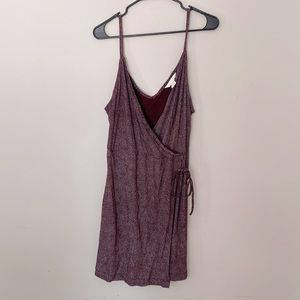 H&M : purple dot dress